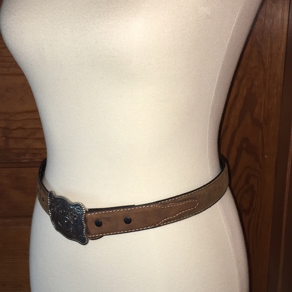Cavender’s Leather Belt and Buckle - Picture 5 of 7